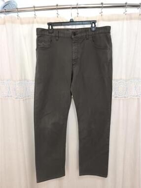 Alberto Mens Superfit Broken Twill Stone Pants Luxury T400 Modern Fit 36 x 34